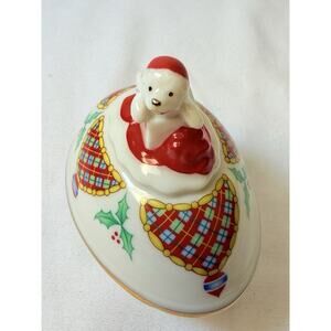 Lenox 1994 Christmas Surprise Puppy Collector Egg35